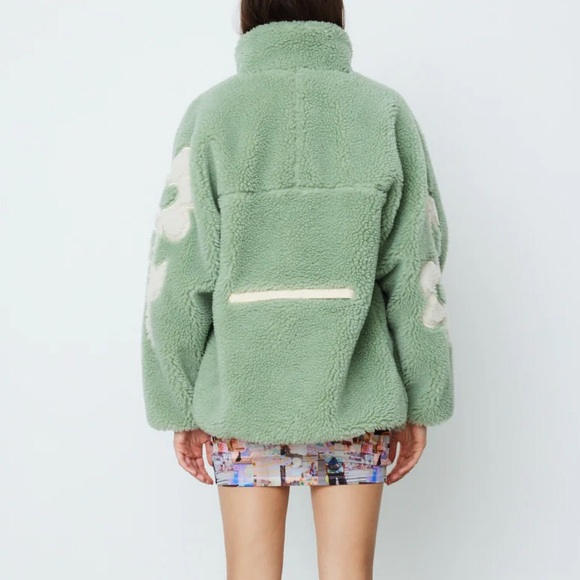 Sandy Liang Delfine Fleece Jacket - Picture 3 of 8